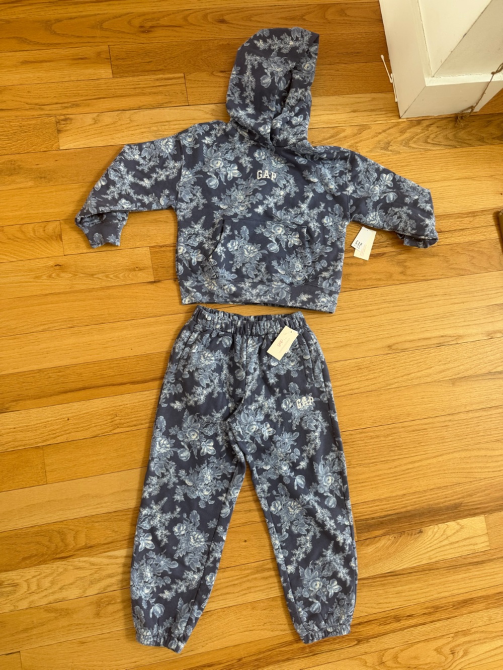 Gap x LoveShackFancy kids floral sweatsuit - joggers & hoodie
